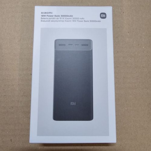 [Outlet Grade A] Xiaomi Power Bank 30000 mAh 18W Black EU BHR9126GL DO1500578-02
